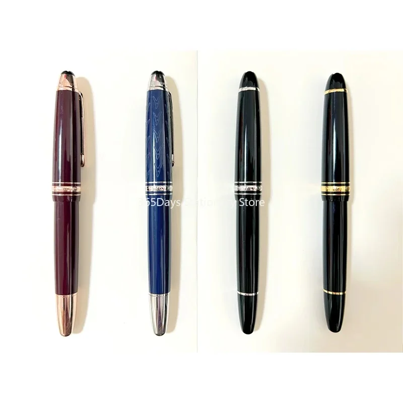 Lemon Luxury M6 Resin Piston Fountain Pen Blade Long Knife Nib Hand-Polished 14K/18K Nib Writing Stationery Gift With Ink Window