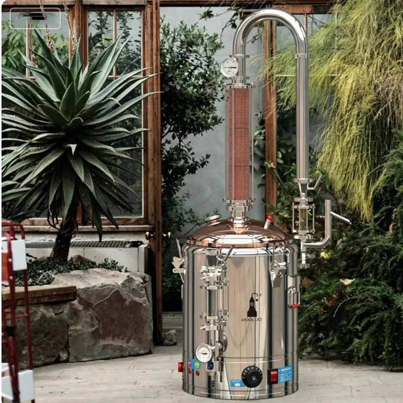 20L Small Plant Distillation Extractor Essential Oil Distilling Machine with Reflux System