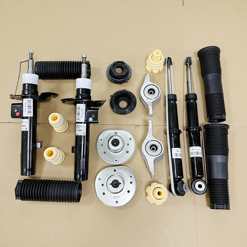 2PCS Front Left Right Shock Absorber with ADS+Accessories for Audi Q5 SQ5 09-17 8R0413029J 8R0413030J Air Suspension Strut Shock
