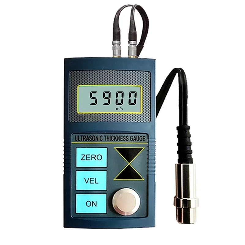 

Plate material thickness tester 0.01mm resolution 0.8-300mm measuring range ultrasonic thickness gauge