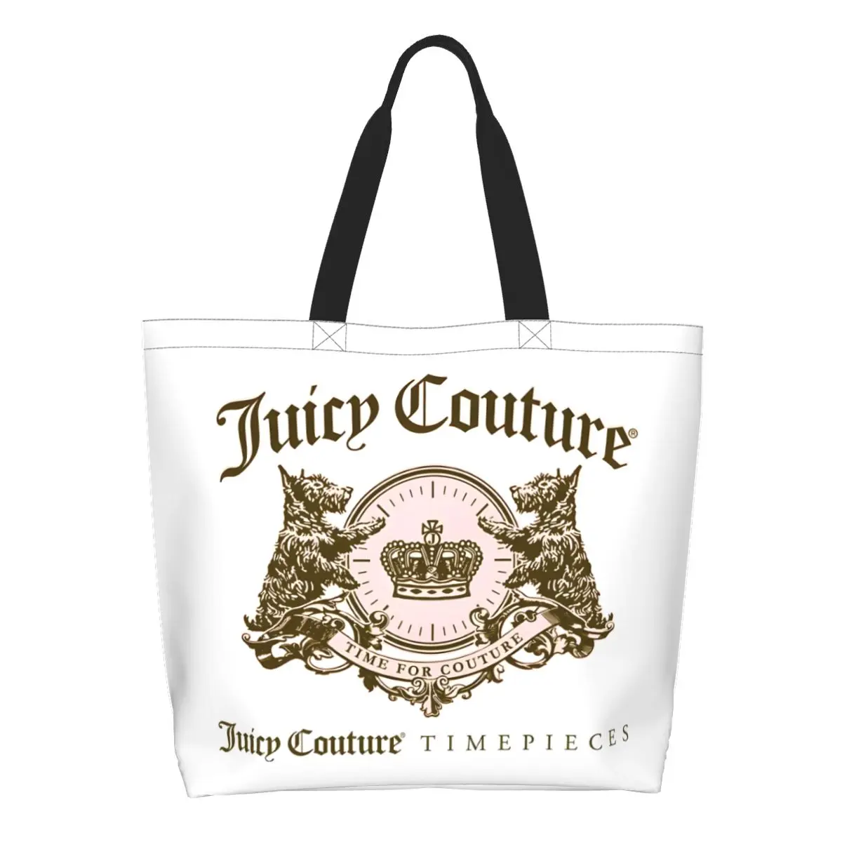 Juicy-Couture Fashion Shopping Bags Casual Portable Bolsas Feminina Dropshipping