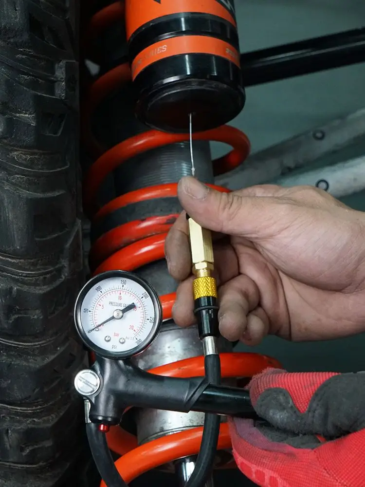 AliExpress NICECNC Air Pump Nitrogen Shock Needle For KTM Yamaha Honda Polaris RZR's Arctic 300psi For Fork Rear Suspension Shock Absorber Bicycle