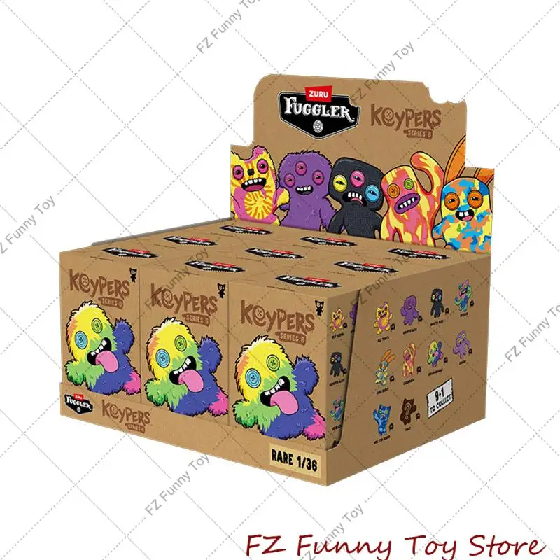 Fuggler Monster Keyper Stofftier Original Neue Fugg Blind Box Plüschtiere Flauschiger Rucksack Weihnachtsdekorationen Puppe Geburtstagsgeschenk
