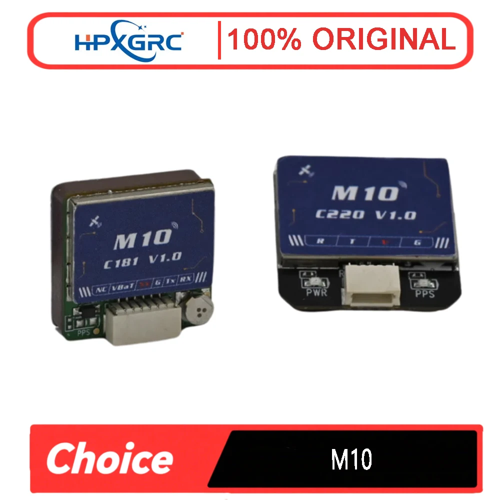 

HPXGRC-M10 Series GPS Module Integrate SBAS Joint Positioning M10 Chip QMC5883L For FPV Drone