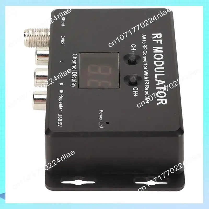 Modulador RF A17Z profesional PAL NTSC 21 canales AV a RF convertidor para decodificador DVR DVD