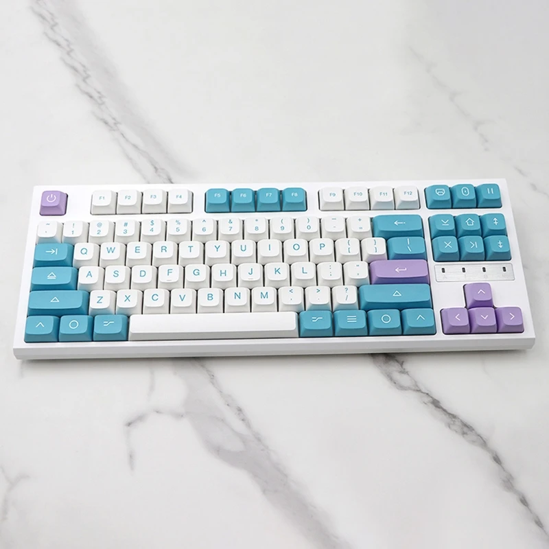 138-Key PBT Keycaps XDA DYE Sublimation Fruit Yogurt Mechanical Keycap