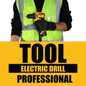 مثقاب كهربائي بدون فرش LYUWO ، مثقاب لاسلكي ، مفك براغي كهربائي صغير ، بطارية ليثيوم أيون ، المنزل ، 16.8 فولت ، 35 نانومتر أفضل 10 آلات حفر الخرسانة للمبيعات - رقم 4