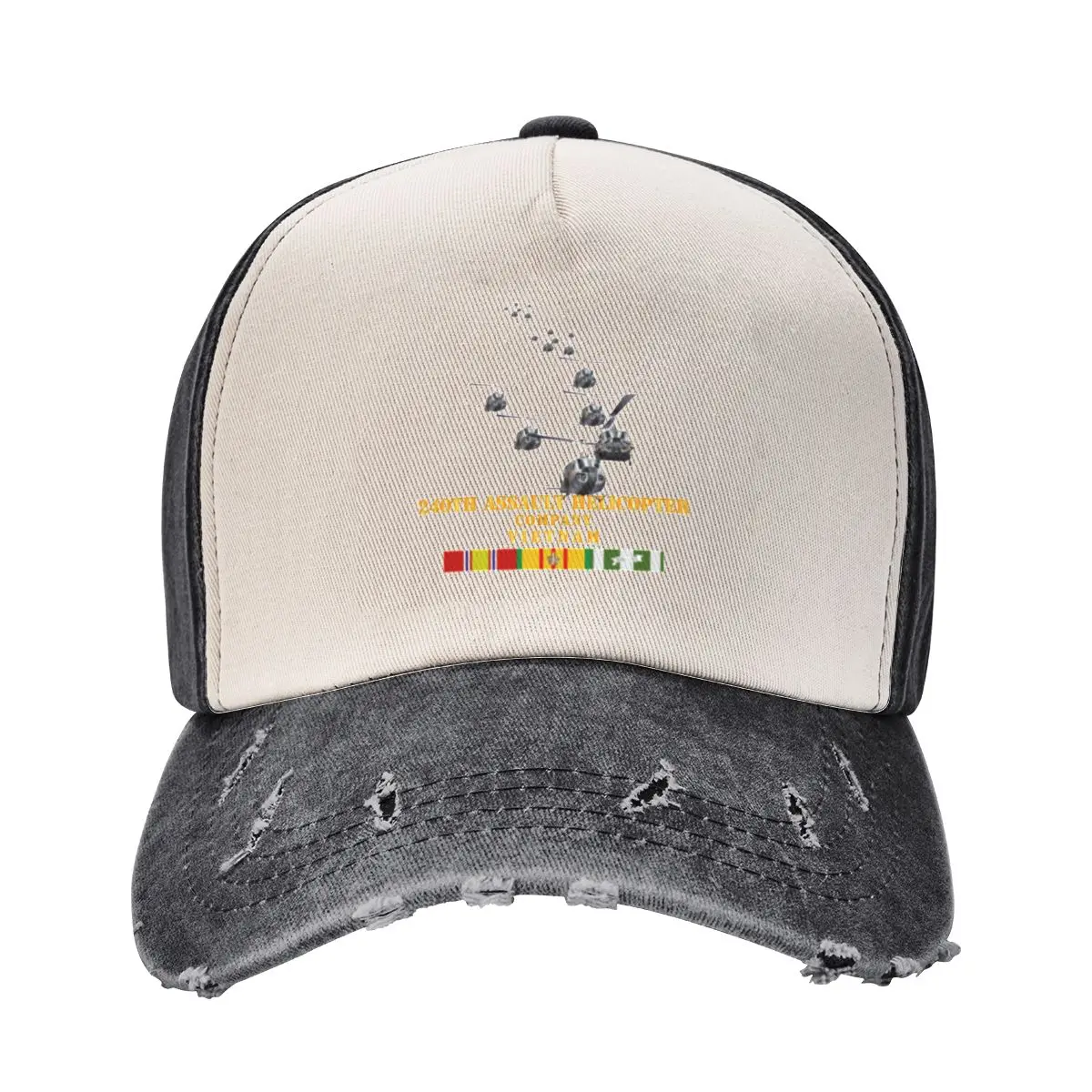 

Army - 240th Assault Helicopter Co w VN SVC V1 Baseball Cap black Beach Outing Fashion Beach Trucker Hats For Men Women's