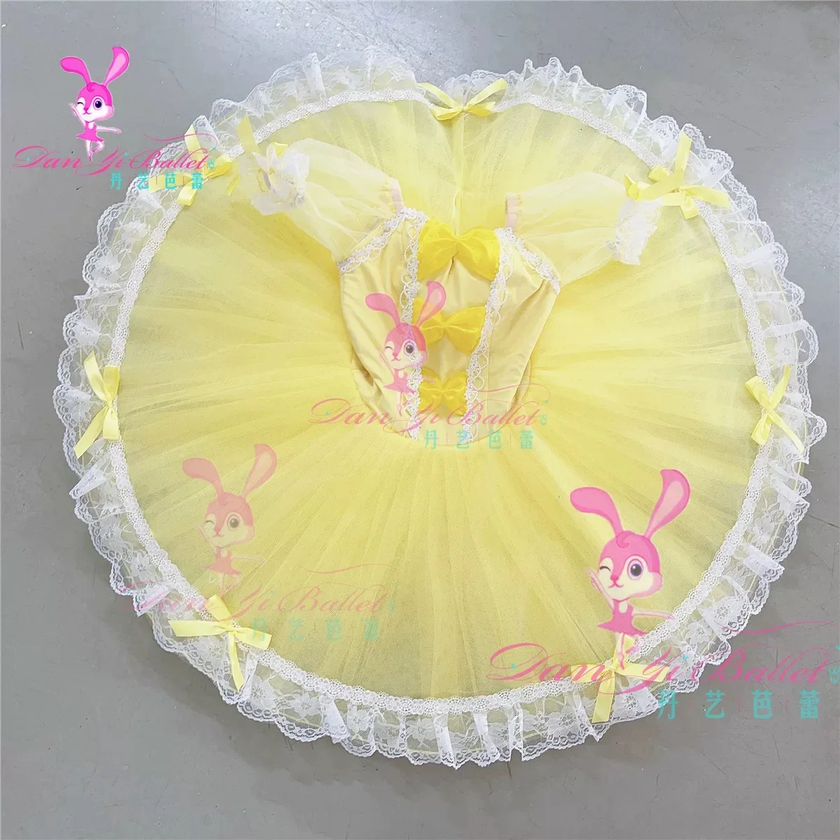 Danyi Dance Rabbit simple Adult Children's Ballet Yellow tutu disk skirt Professional customized Competition suit