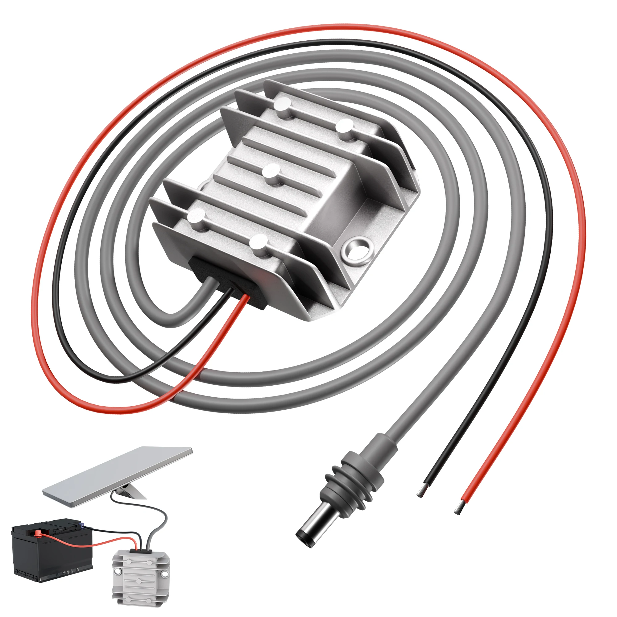 Starlink Power Cable for Gen 3 & Mini, DC Step-Up Converter 12V/24V to 30V 3.5A, 105W Power Output Power Adapter for Car/Boat/RV