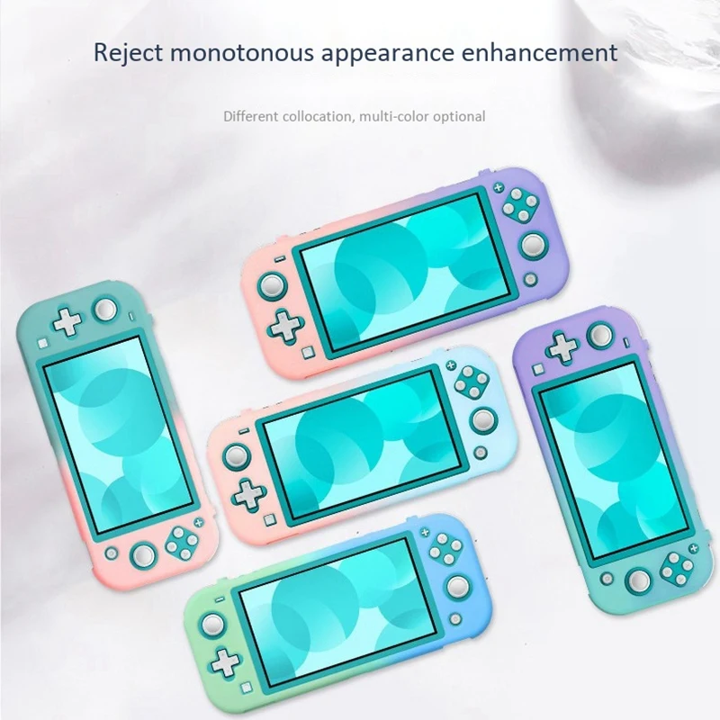 Estojo protetor para Nintendo Switch Lite, Shell colorido, bonito, capa traseira dura, Game Console Acessórios