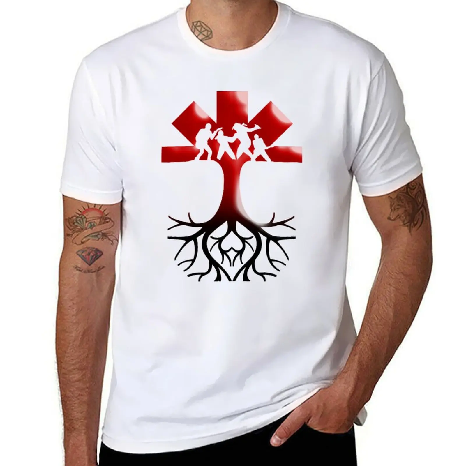 

RHCP Tree Art T-Shirt t shirts for man cotton man t shirt luxury