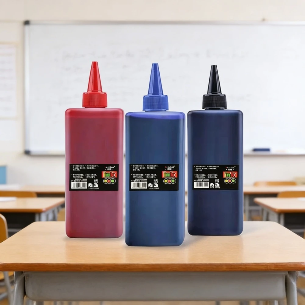 500ml Water-Based Marker Refill Ink Erasable Whiteboard Eco-Friendly High Capacity Refill Flui School Office Stationery Supplies