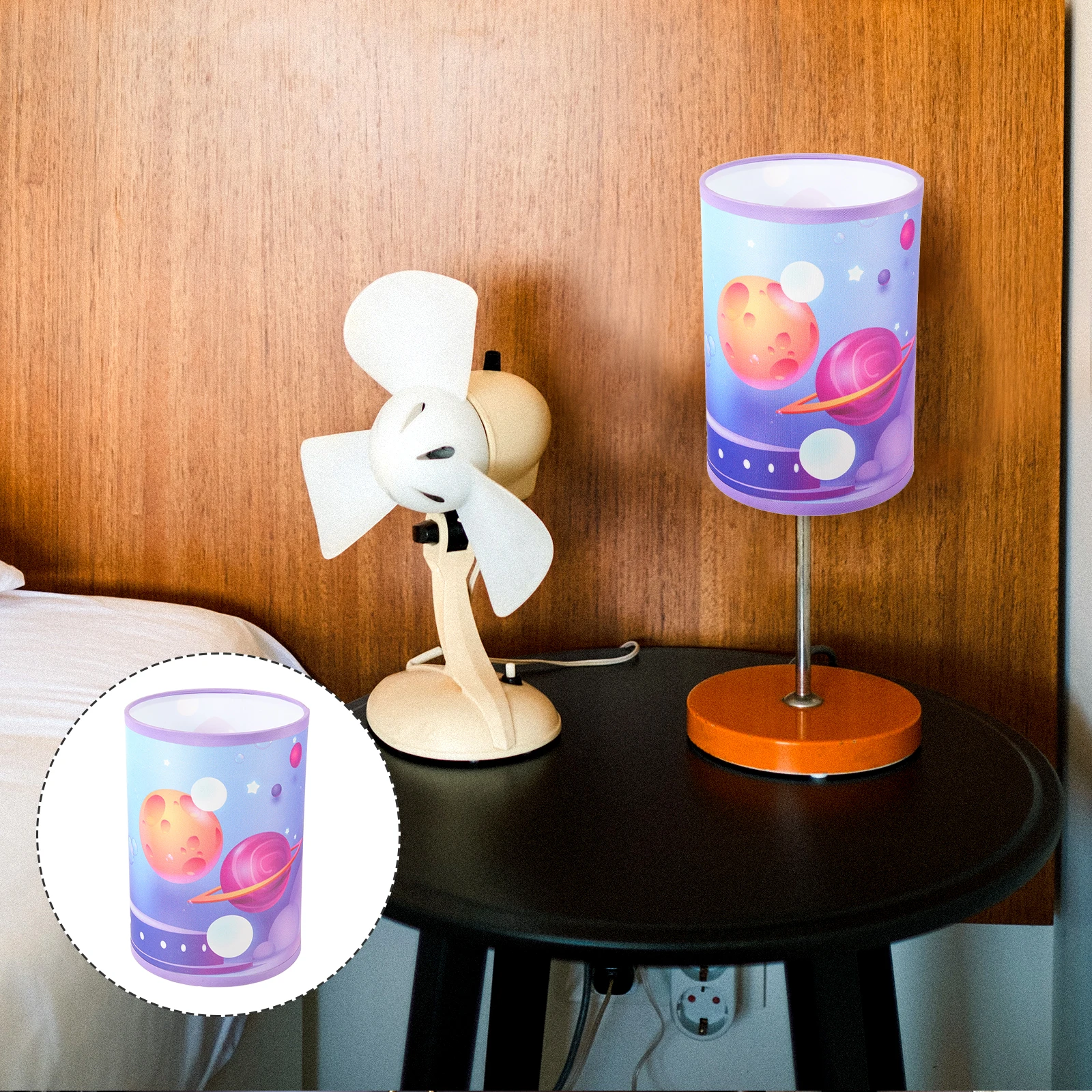 

Space Lampshade Children Kids Lampshades for Ceiling Lights Branches Table Wrought Iron Childs