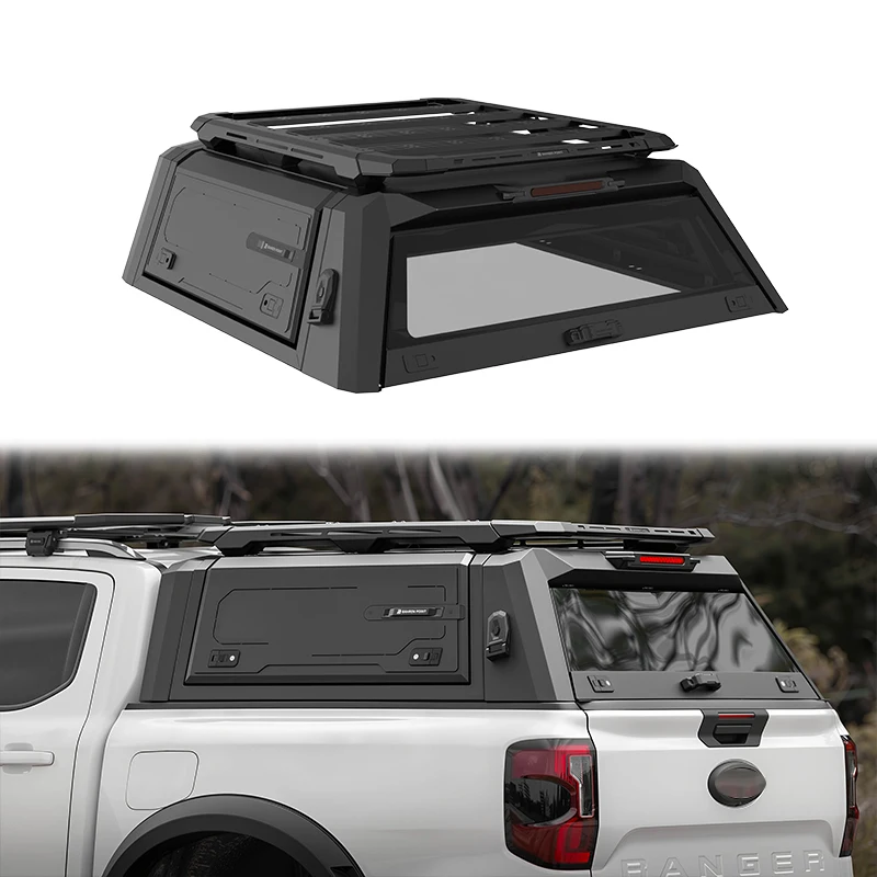 

Чехлы для пикапа Ranger New Style Cab Hardtop 4X4, водонепроницаемый навес Ute из углеродистой стали, задний навес, простой в установке