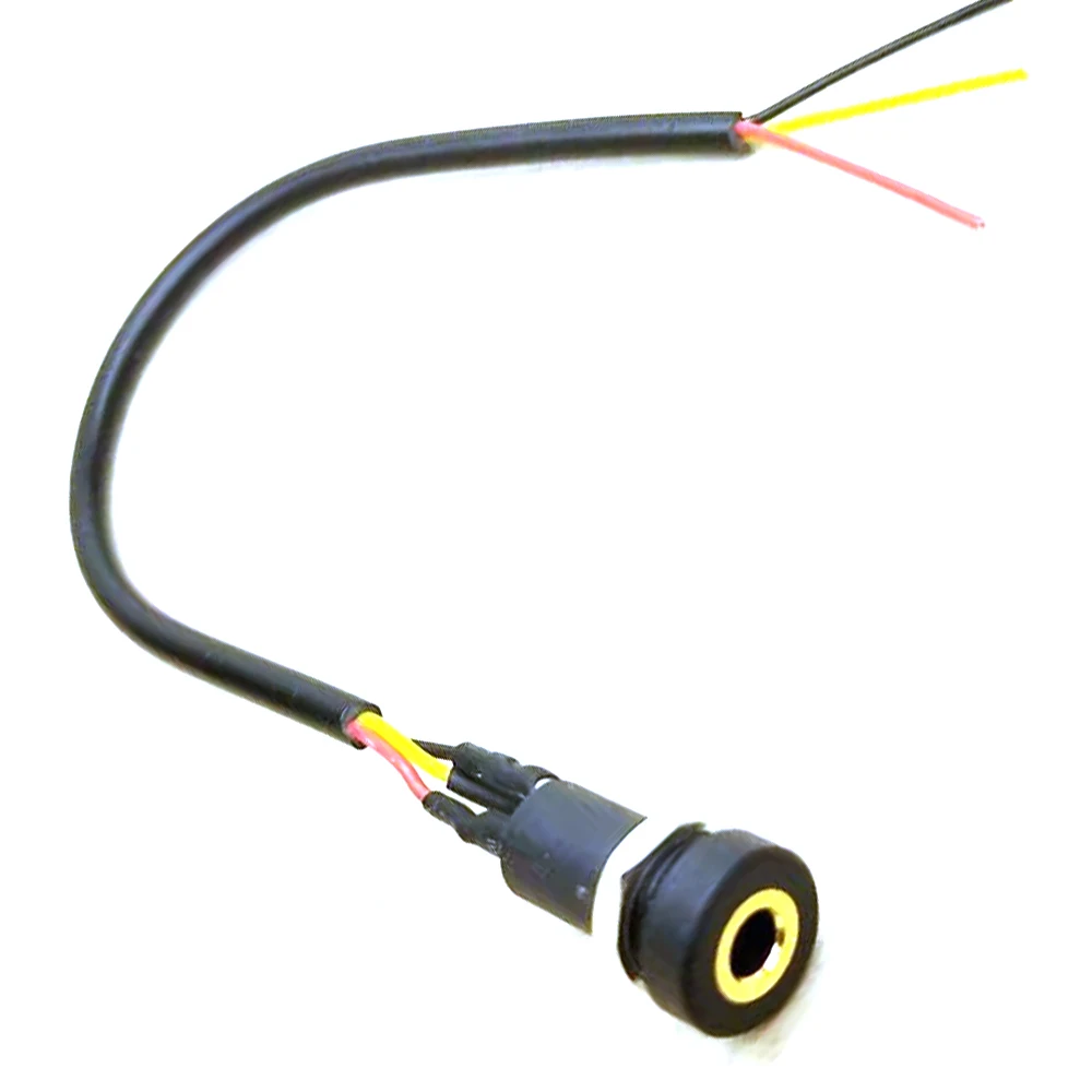 Headphone jack PJ392A PJ391 3.5MM Audio Video Socket Stereo with Nut Internal Thread 3PIN 4PIN Plug with Wire