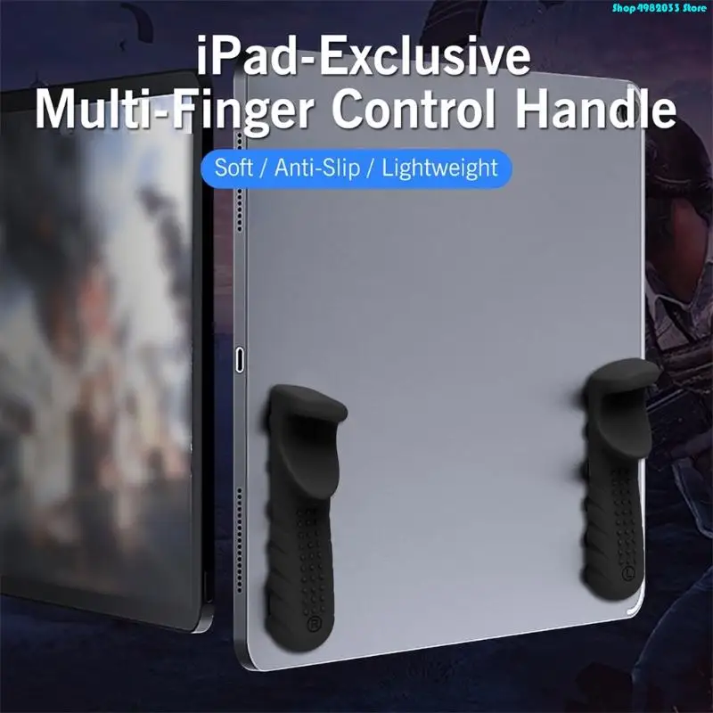  Ergonomic Tablet Gaming Handle Grip Quick Install ABS Controller Support For Multiple Devices Stable Nonslip Portable Hand Rest