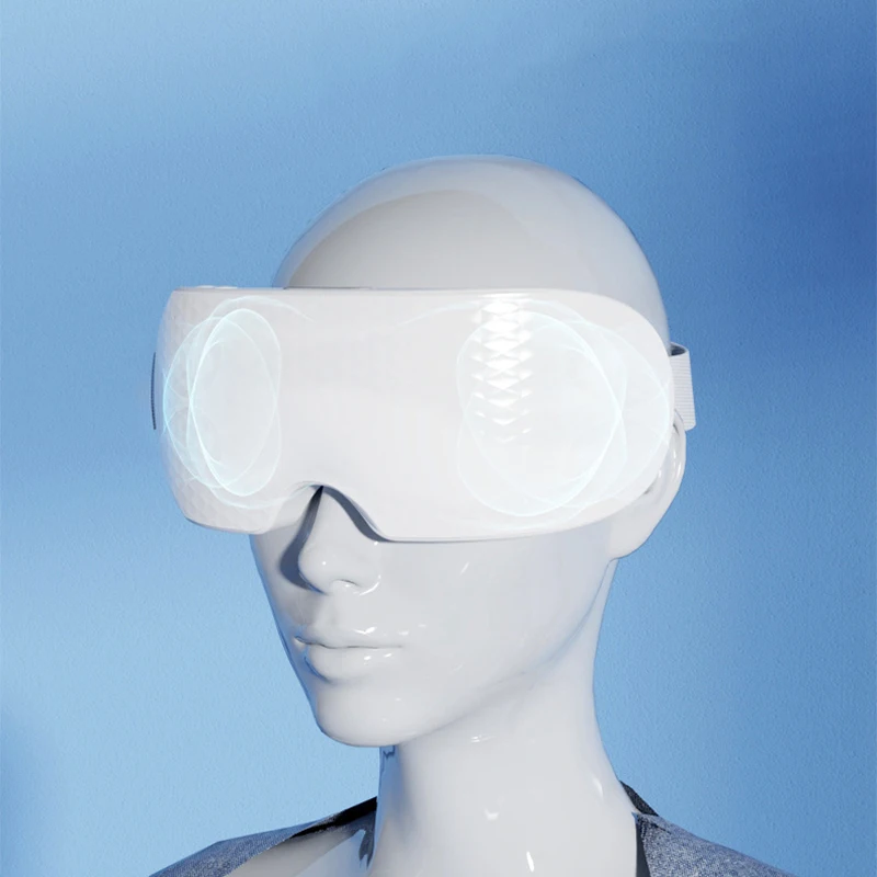 スマート電気スチームアイマッサージャースチーム加熱アイマッサージマシンホット&コールド湿布治療ポイント指圧ドライアイケア用