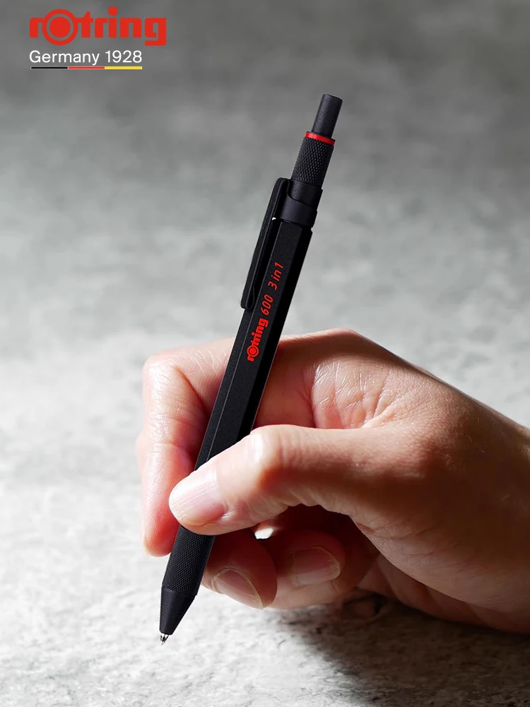 Rotring 600 3 in 1 multi-function Pen 0.5mm Mechanical Pencil red