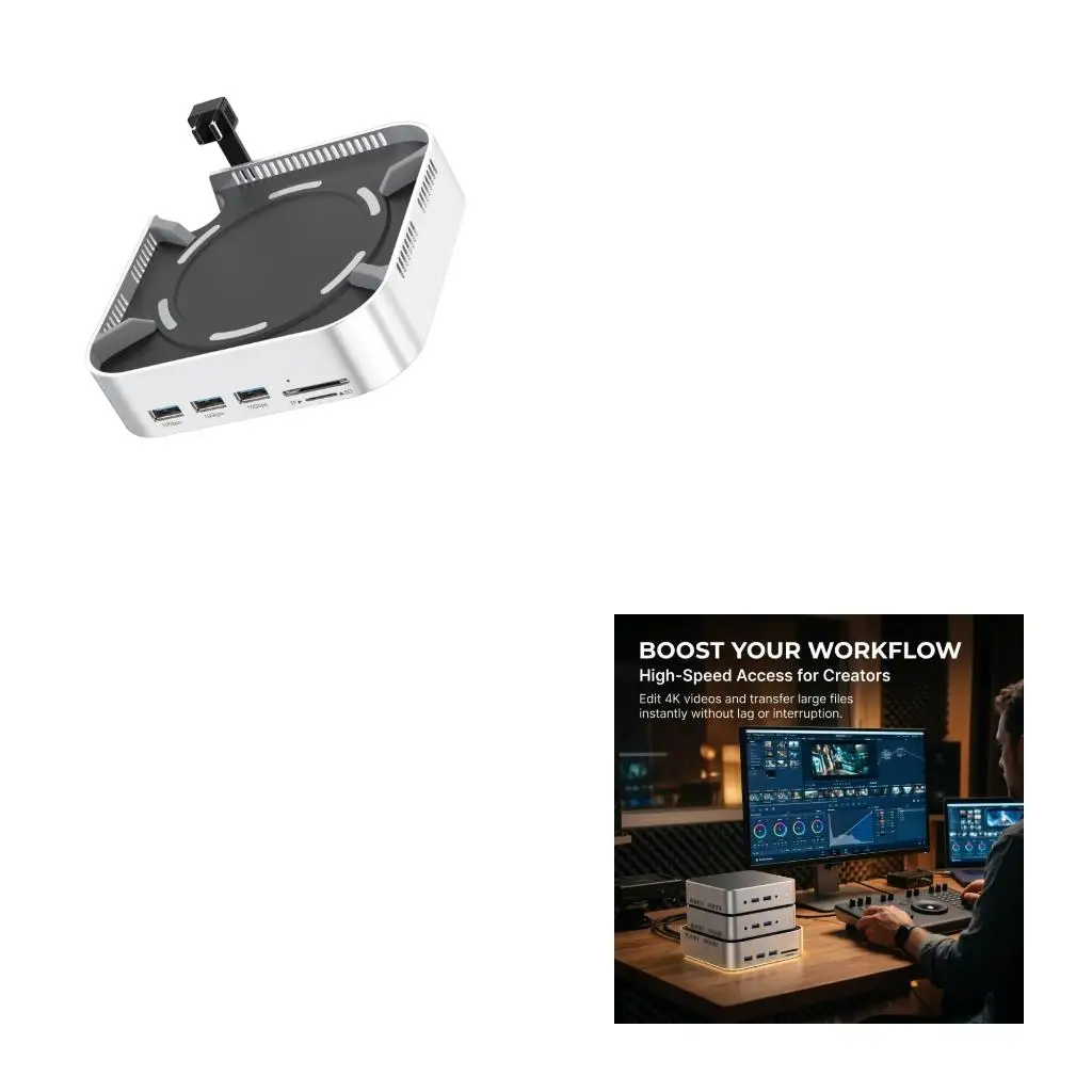  Local Storage Base for Desk Work, Card Import, and Accessory Access