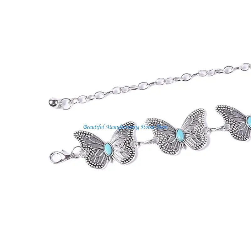 

E56A Women Waist Belt Vintage Ethnic Thin Waist Belt for Dress Coat Shirt Decor