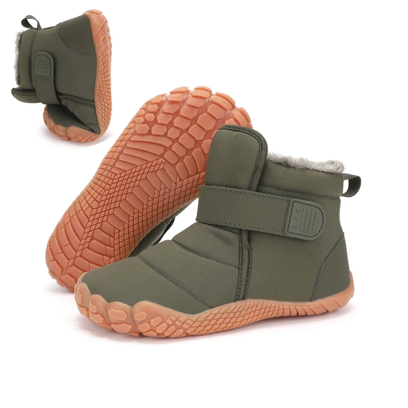 

Kids Snow Boots Comfortable Children's Boots Outdoor Waterproof Anti-slip Boys Warm Plush Boots Girls Soft Fur Winter Warm Boots