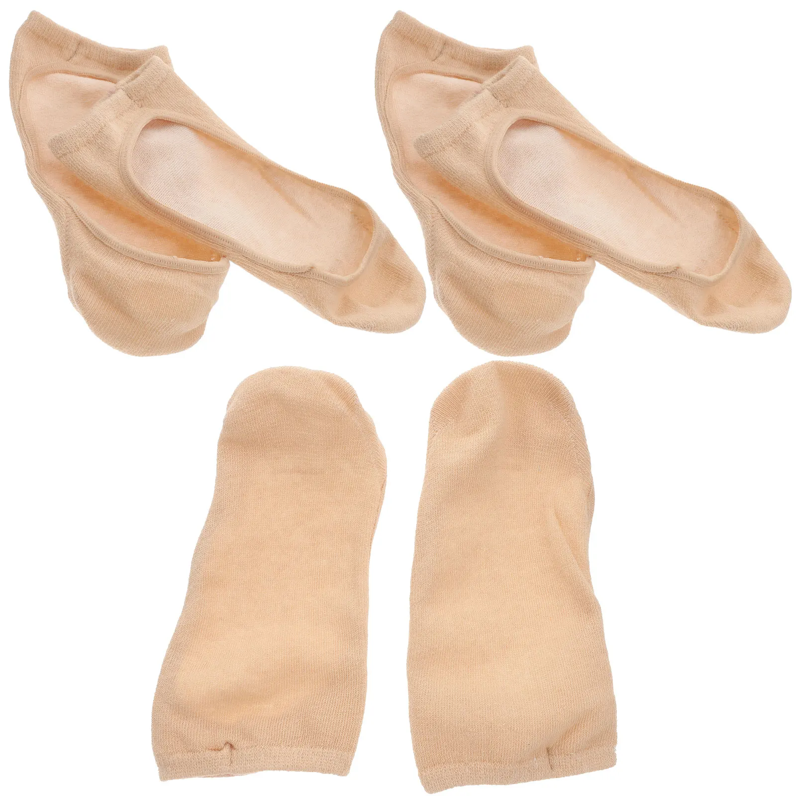 

3pcs Invisible Women Bamboo Fiber Anti-Slip Low Cut No Non Skid Silicone Comfortable Breathable Summer Gift 3 Pairs