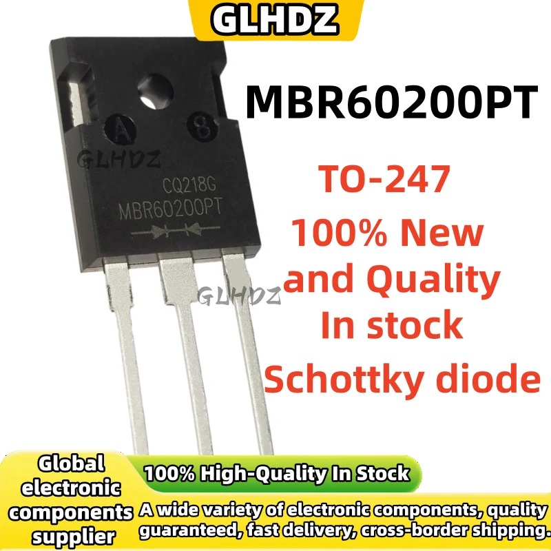 10PCS TO247 NEW MBR4030PT MBR4045PT MBR4060PT MBR6030PT MBR6045PT MBR4045WT MBR4060WT MBR6045WT MBR60100PT MBR60150PT MBR60200PT