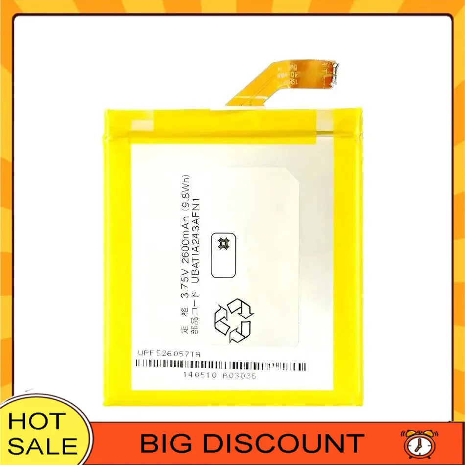 

2600Mah Mobile Phone Battery For Sharp Aquos 304SH UBATIA243AFN1 High Capacity