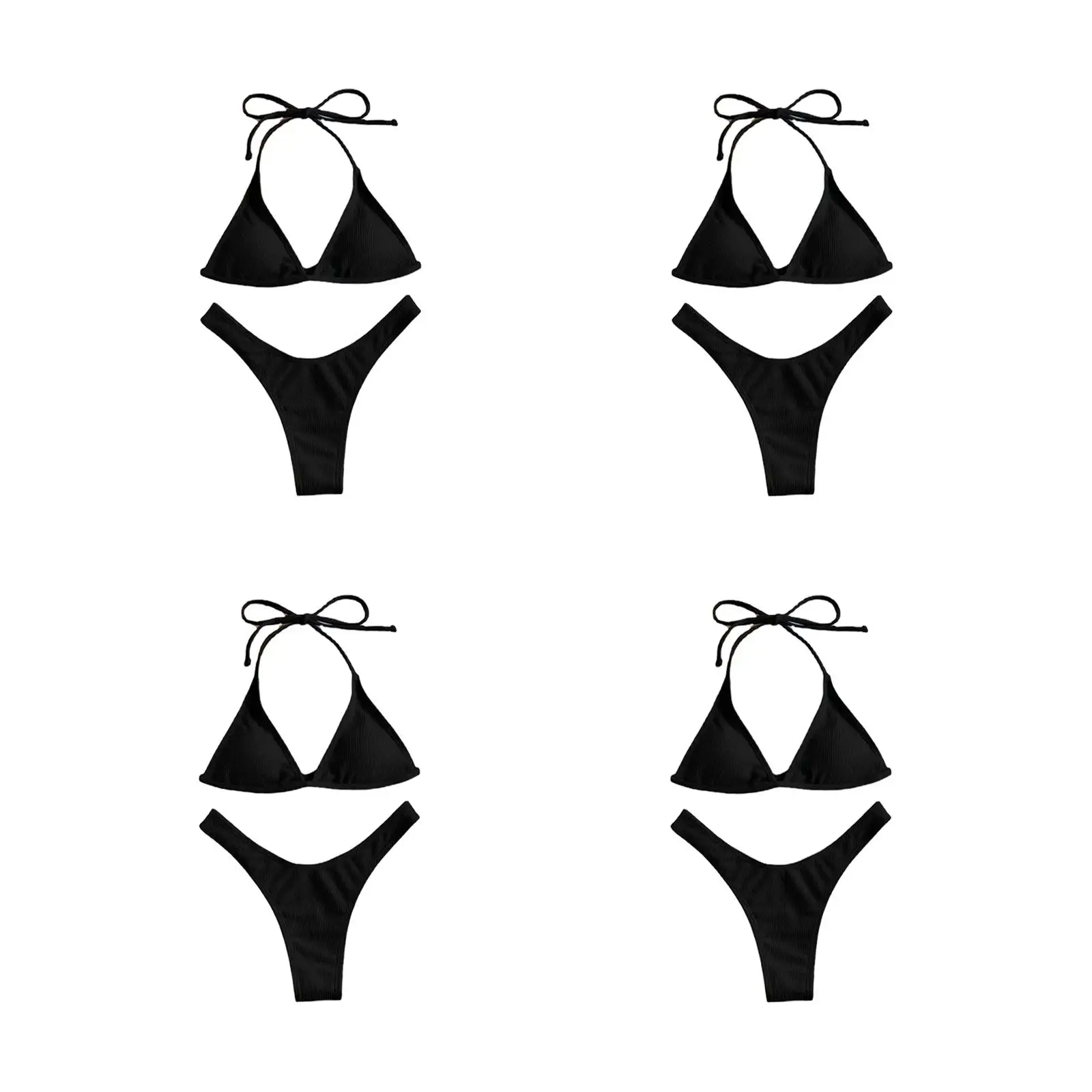 

Womens Bikini Set Summer Female Polyester Swimwear for Club Vacation Beach