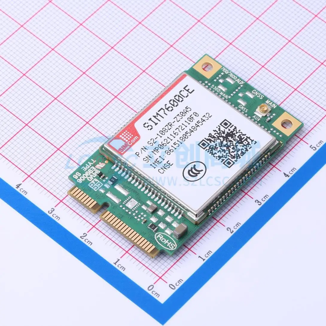 1個-sim7600ce-cnse-pcie-smd-30x30mm-セルラーlte通信モジュール