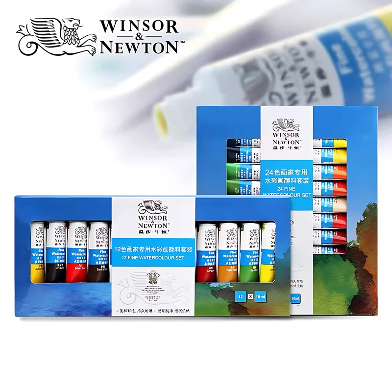 

Winsor & Newton Professional Watercolor Paint Set 12/18/24/36 Colours 10ML Watercolour for Beginner Painting Artists Drawing Art