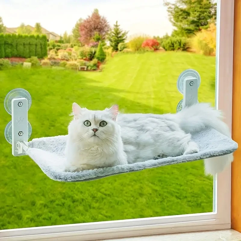 Cat Hammock Window Hammock  Hanging Bed Balcony Cat Nest Suction Cup Type Glass Pet Hammock Pet Supplies