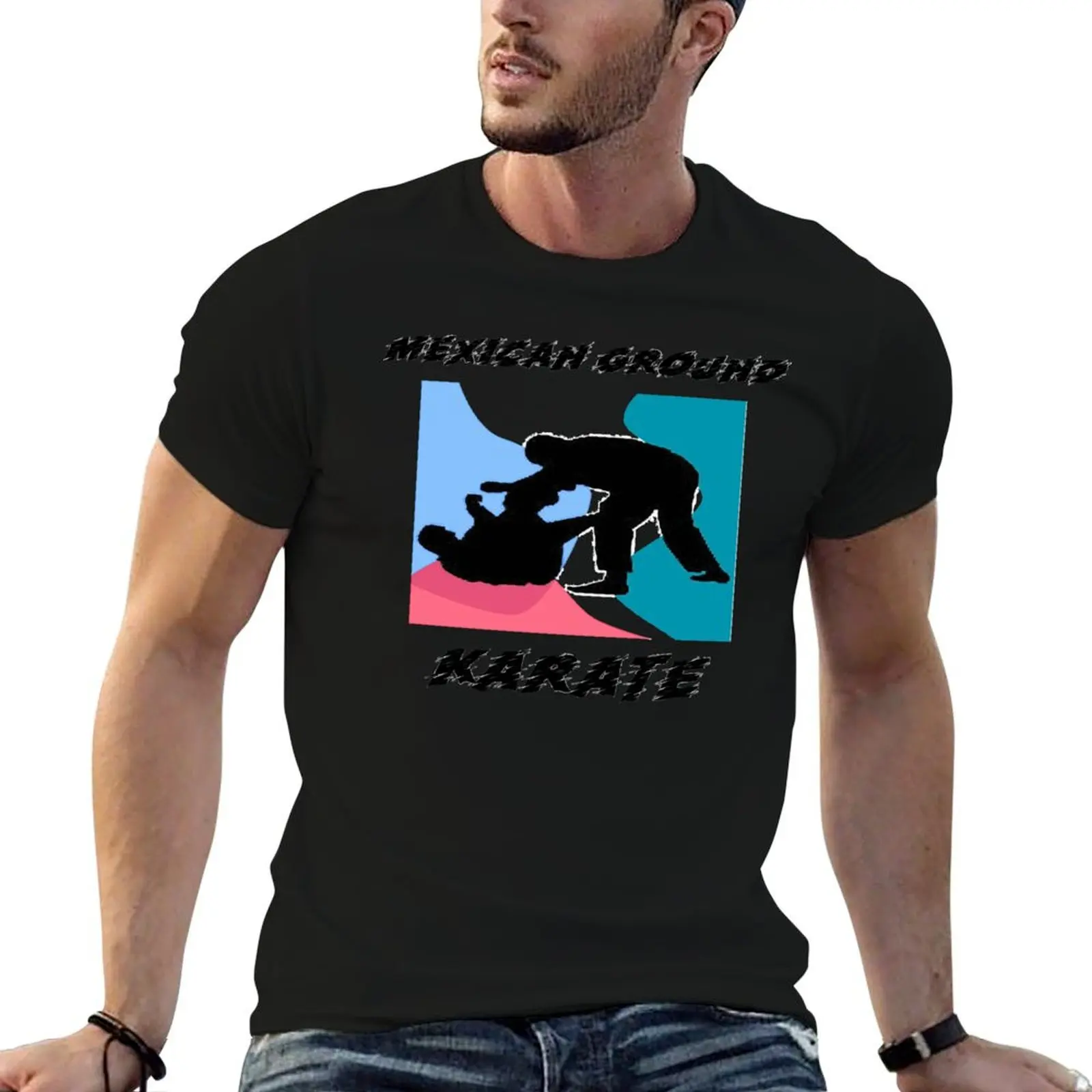 Brazilian Jiu Jitsu Mexican Ground Karate BJJ Essential T Shirt T-Shirt Art Pattern Printed Casual Top