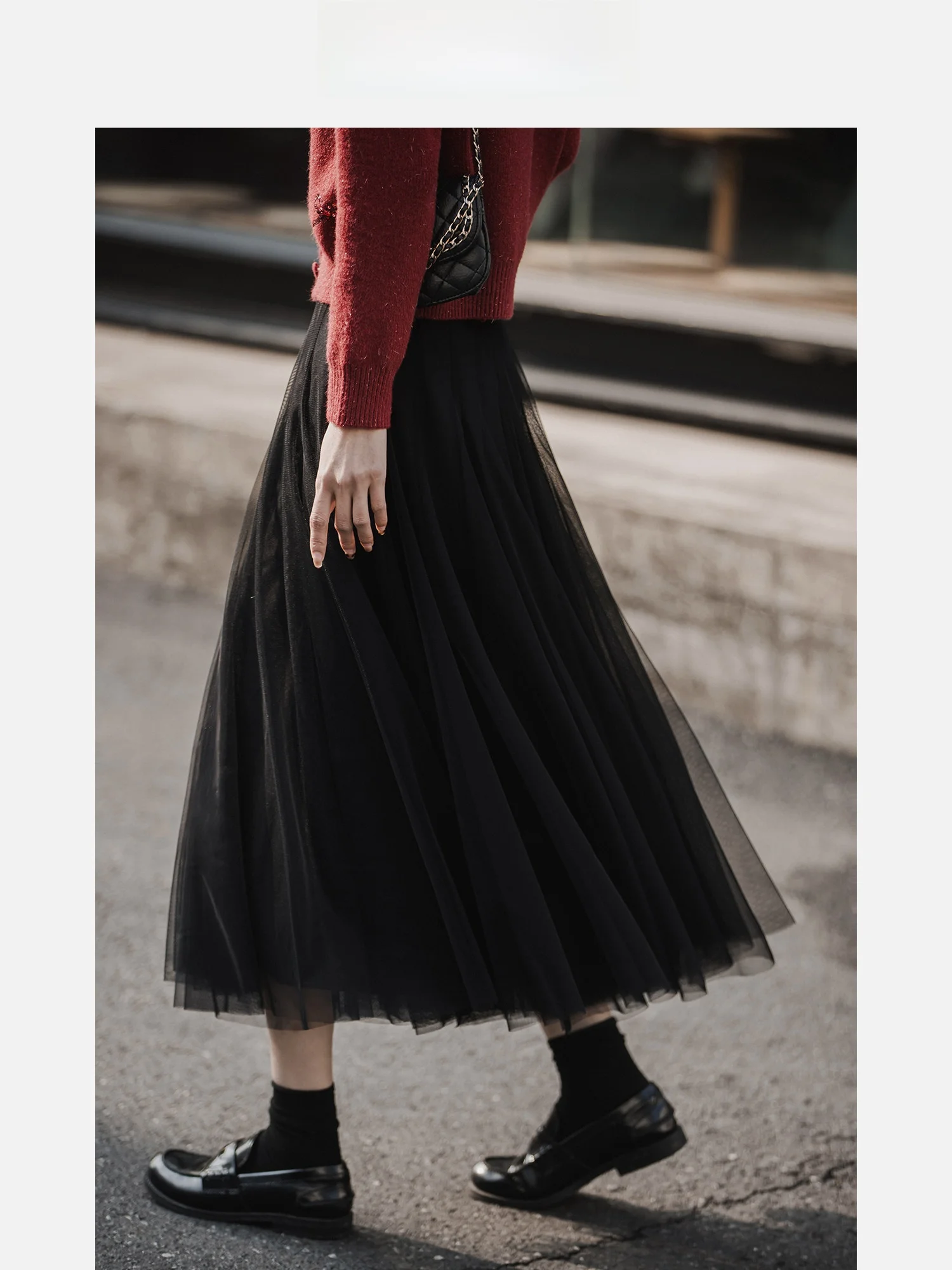 

Новая женская юбка А-силуэта на резинке для похудения, свободного кроя, универсальная, длинная, повседневная, весна 2026