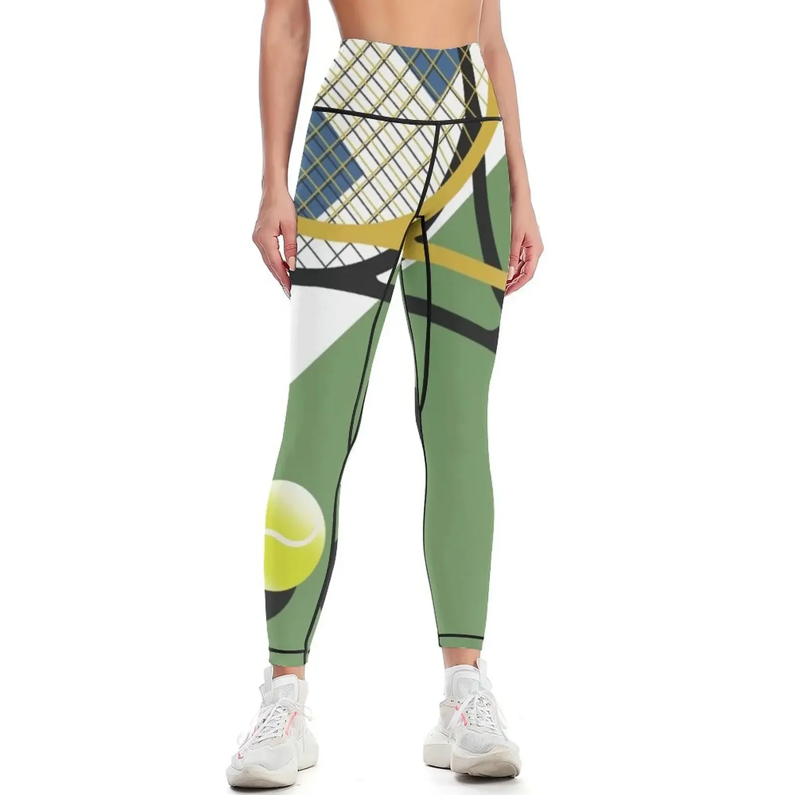 

US Open Tennis Tournament 2022 - The Court is Calling Leggings gym pants gym womans Leginsy push up Womens Leggings