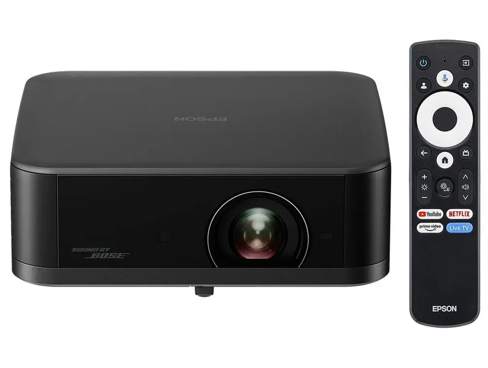 Projetor Portátil Smart Epson Life Studio EF-62B LED Full HD 700 Lumens 3LCD Wi-Fi Bluetooth USB HDMI Preto Metálico - Bivolt