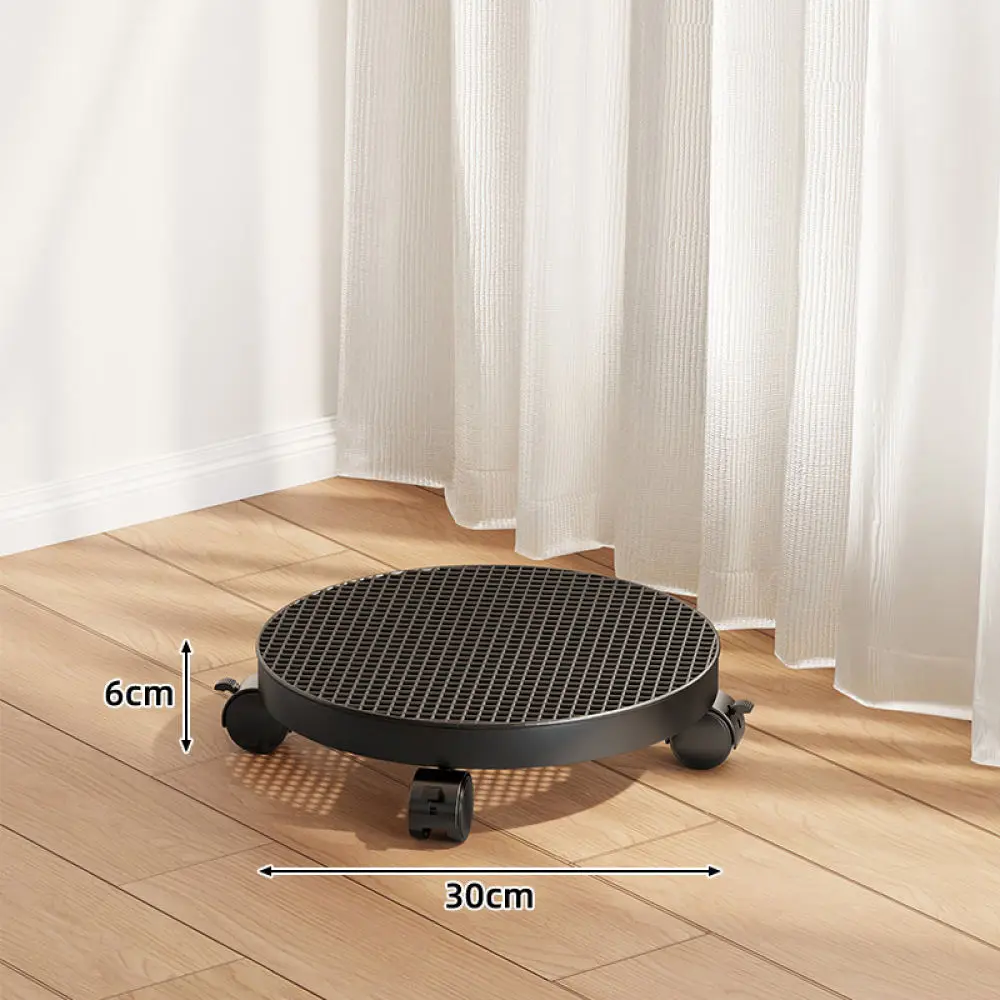 For For Evesigar Rolling Metal Plant Stand Mobile Flower Pot Tray Holder Indoor Garden Storage Shelf Display Rack