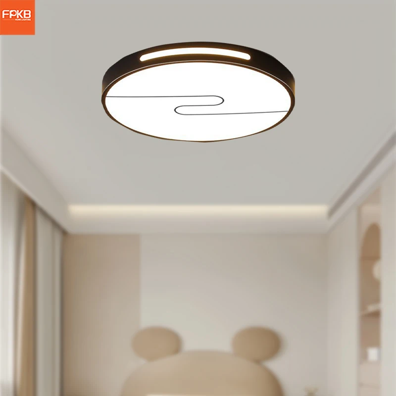 

потолочный светильник, комбинированный светильник, светильник для спальни, интеллектуальное управление, новая простая современная домашняя супер яркая лампа