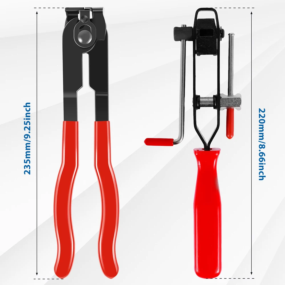 

Stainless Steel Banding Tools CV Boot Clamp Pliers Kit – Professional Ear Boot Tie Pliers Set for Auto Repair LK-AA417