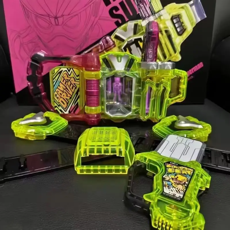 In Stock Kamen Rider Ex‑Aid Ea Gamer Driver With Mighty X Gashat Interlockable Japanese  Sound Led Light Belt Charm Collection view 3