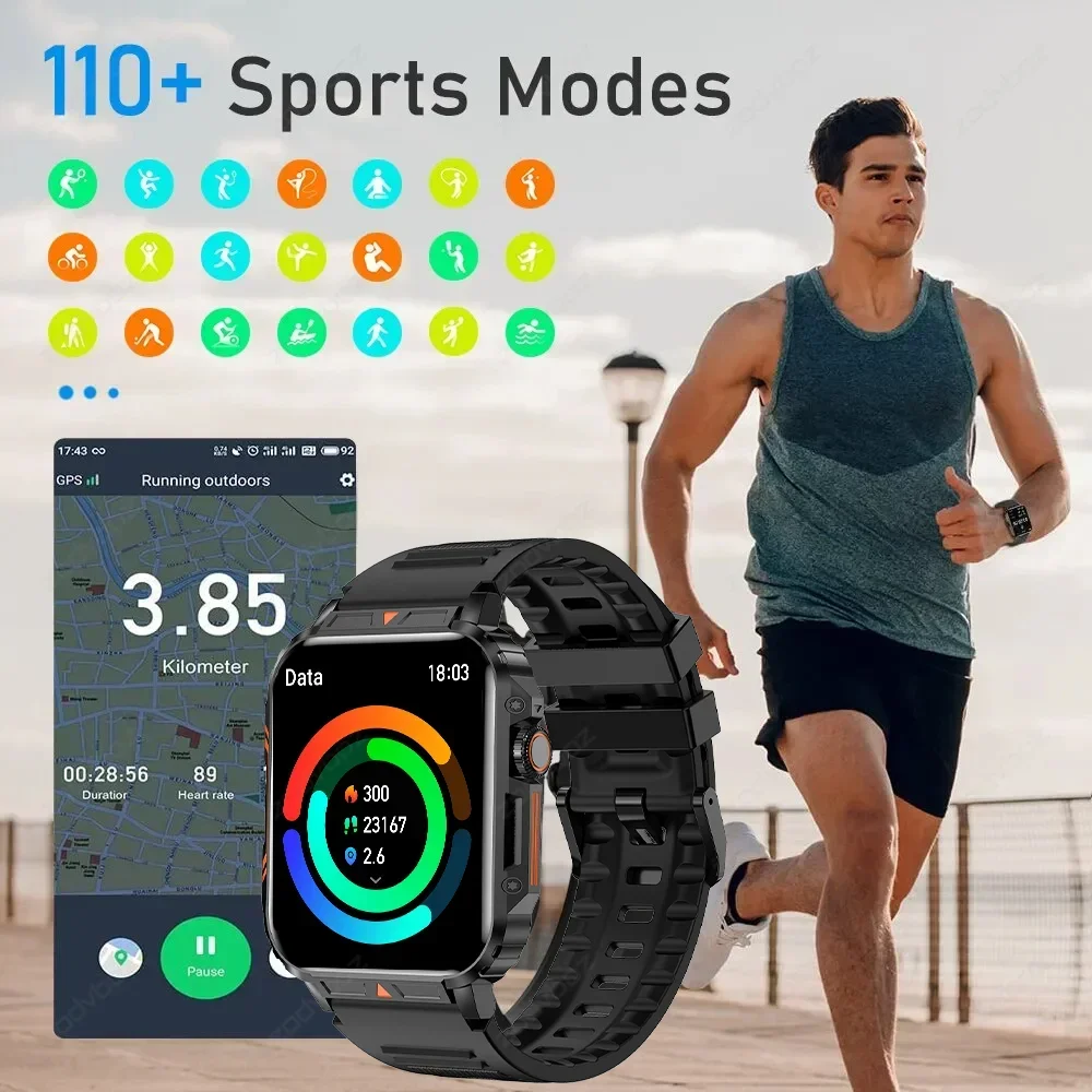 Xiaomi-Reloj inteligente deportivo para Hombre, pulsera impermeable IP68, 1,95\