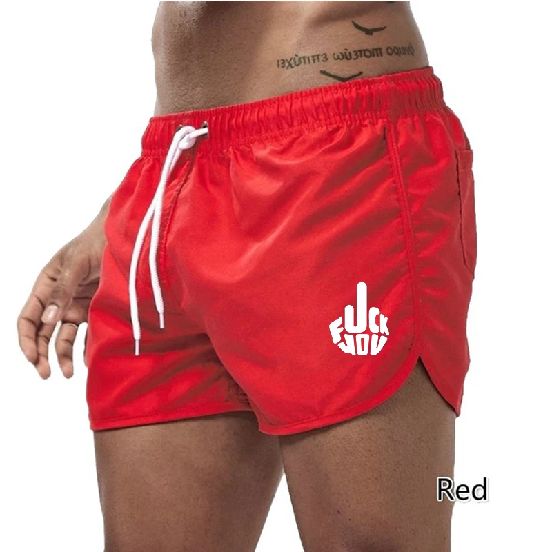 Summer Fashion Quick-dry Shorts Men\'s Swimming Shorts Beach Shorts Casual Print Shorts Gym Shortsg shorts