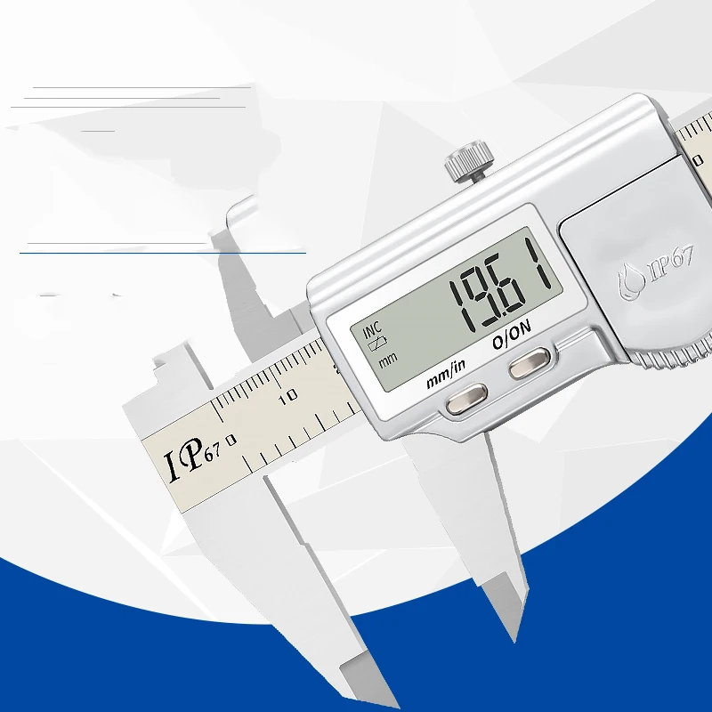 0-150 Mm Ip67 Waterdichte Digitale Nonius Schuifmaat Liniaal Nonius Remklauw Micrometer Digitale Remklauwen 0.01Mm Waterdicht En Anti Co