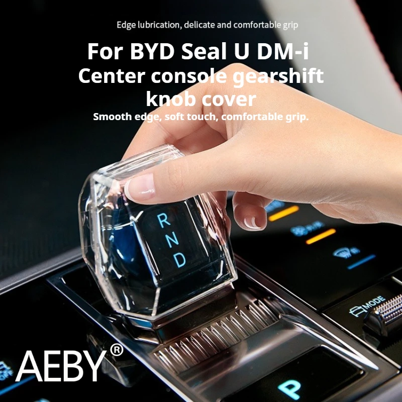 

AEBY For BYD Seal U DM-i 2023-2025 Custom Fit Gear Shift Cover , Premium Shift Knob, Car Interior Styling Upgrade Accessories
