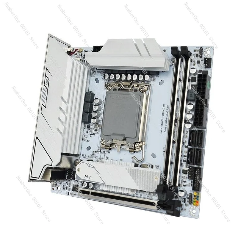 B760I‑D4 ITX Gaming Mainboard, Compact Desktop Motherboard Supporting CPU 12100‑13490F for Home Gaming PC