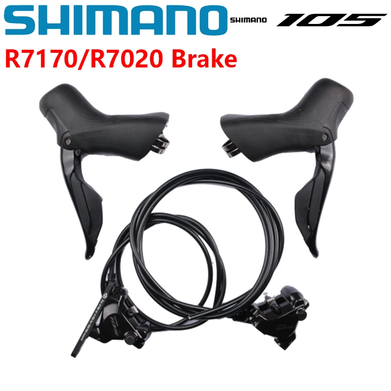 Shimano 105 ST-R7020 R7025 + BR-R7070 2x11s ST-R7170 + BR-R7170 Di2 2x12s Dual Control Lever Hydraulic Disc Brake For Road Bike 