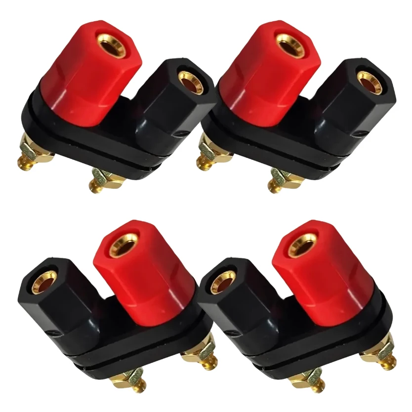 

Terminals Connector Amplifier Binding Post 4mm Banana Speaker Plug Jack