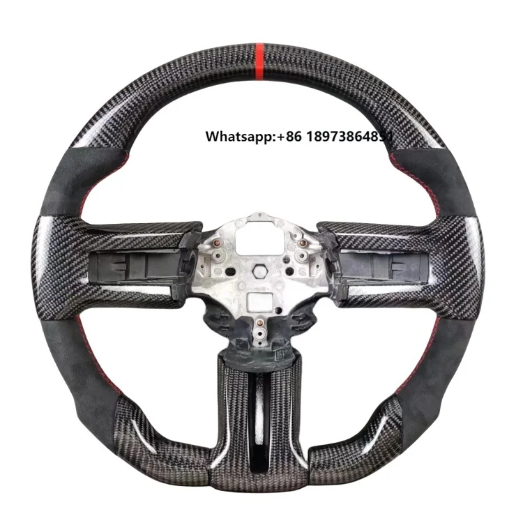 

Car Carbon Fiber Steering Wheel Is Suitable for Ford Mustang Steering