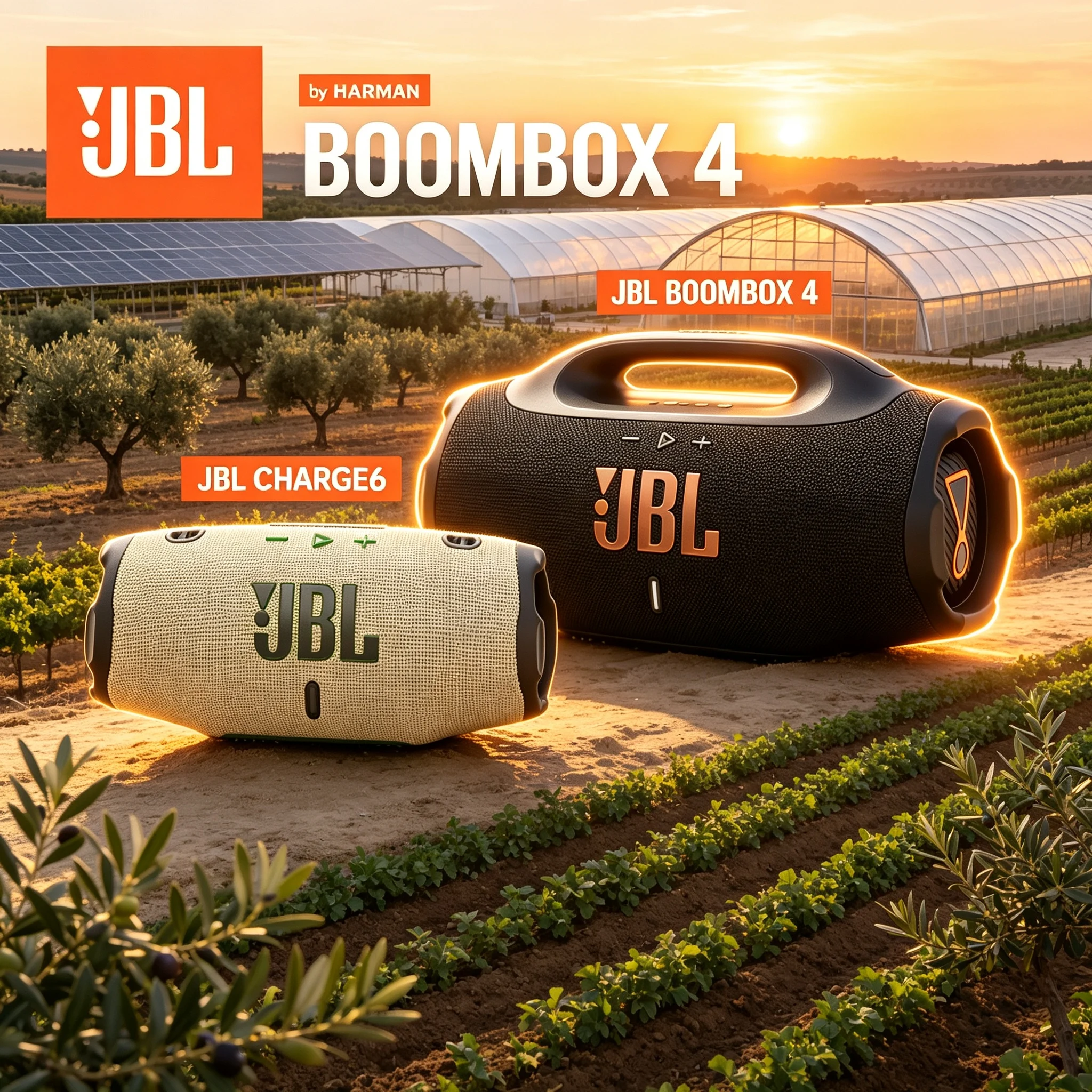 JBL CHARGE6 & JBL BOOMBOX4 Bluetooth Speaker IP68 Waterproof Pro Sound Portable Outdoor Heavy Bass Wireless Audio Box
